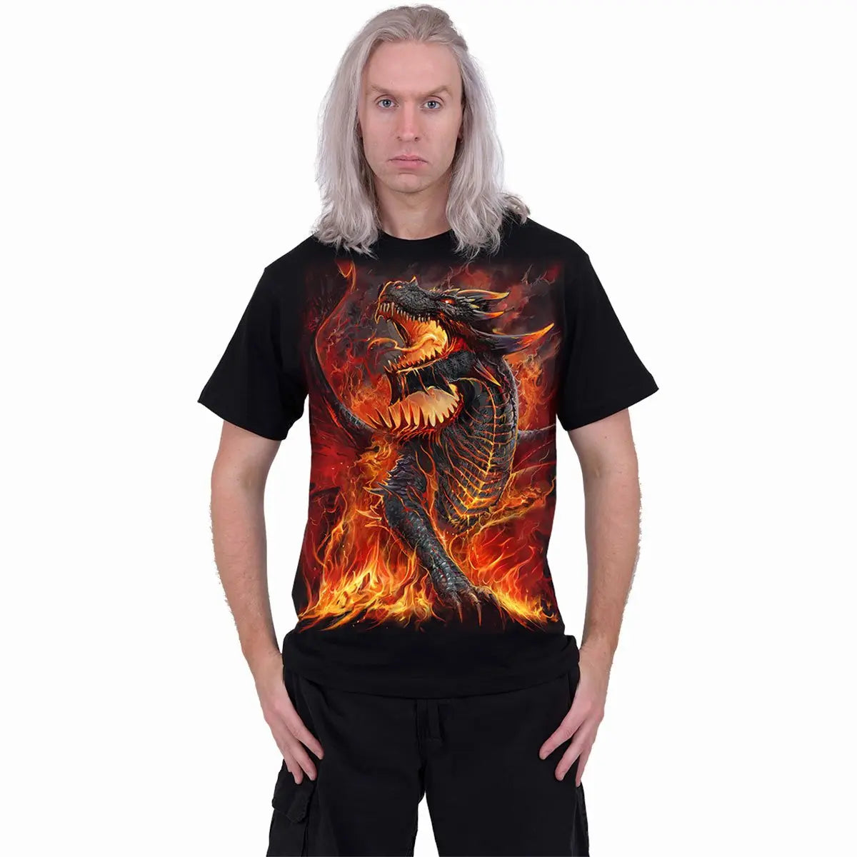 DRACONIS - T-Shirt Black Spiral Direct