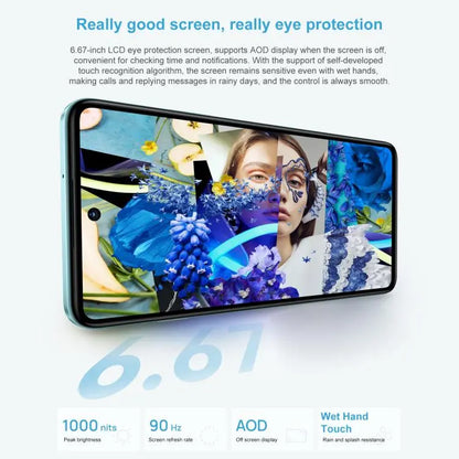 HUAWEI Enjoy 80, 8GB+256GB, Side Fingerprint, 6.67 inch HarmonyOS 4.0, OTG, Not Support Google Play, 8GB+256GB Mira Sales