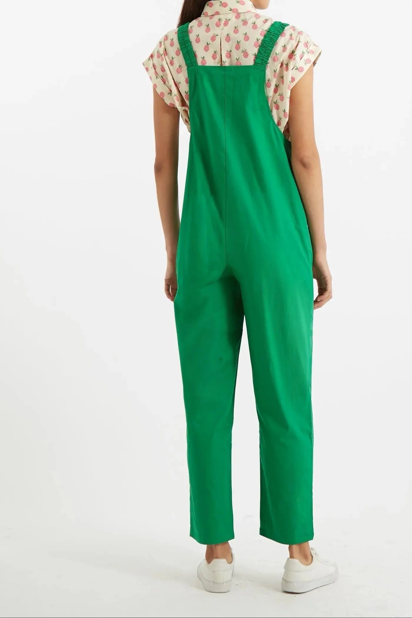 Tippie Green Cotton Dungarees Louche