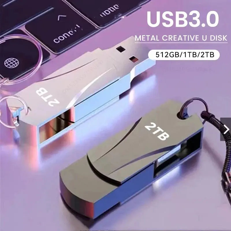 USB 3.0 Flash Drive 512GB 1T 2T Hihg Speed Pen drive Pendrive Waterproof Memory Stick Pen Drive Flash U Disk gifts 256GB GeToday