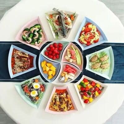 12PCS Nordic Creative Platter