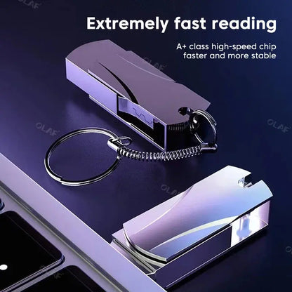 USB 3.0 Flash Drive 512GB 1T 2T Hihg Speed Pen drive Pendrive Waterproof Memory Stick Pen Drive Flash U Disk gifts 256GB GeToday