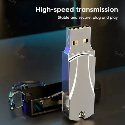 USB 3.0 Flash Drive 512GB 1T 2T Hihg Speed Pen drive Pendrive Waterproof Memory Stick Pen Drive Flash U Disk gifts 256GB GeToday