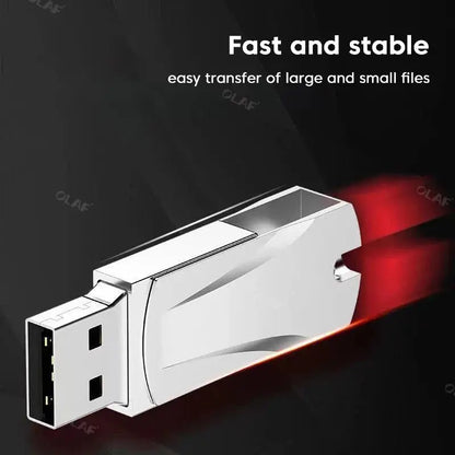 USB 3.0 Flash Drive 512GB 1T 2T Hihg Speed Pen drive Pendrive Waterproof Memory Stick Pen Drive Flash U Disk gifts 256GB GeToday