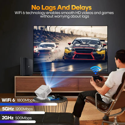 Magcubic Auto Focus Home Cinema 4K Projector 400ANSI 8K Native 720P HY300 Max GeToday