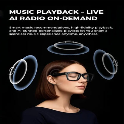 M01 Smart Glasses, with HD Camera, Support Bluetooth Call, AI Intelligent Translation Great Deal Offers