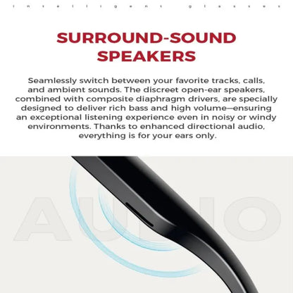 M01 Smart Glasses, with HD Camera, Support Bluetooth Call, AI Intelligent Translation Great Deal Offers