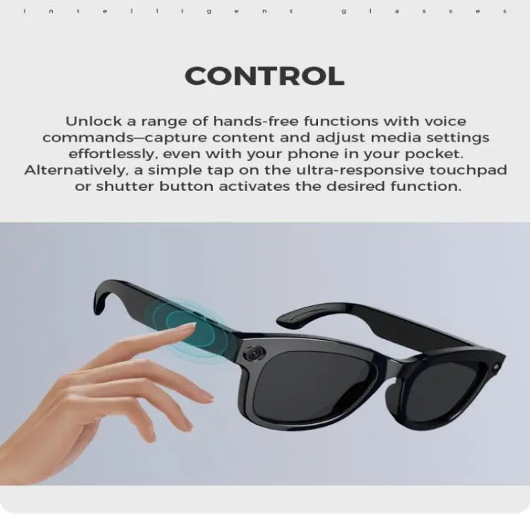 M01 Smart Glasses, with HD Camera, Support Bluetooth Call, AI Intelligent Translation Great Deal Offers