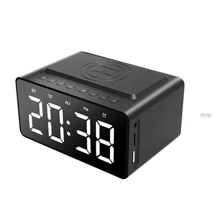 AEC BT508 Wireless Charging Bluetooth Speaker LED Alarm Clock Power Bank Three-In-One Speaker Mira Sales