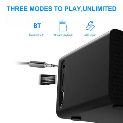 AEC BT508 Wireless Charging Bluetooth Speaker LED Alarm Clock Power Bank Three-In-One Speaker Mira Sales