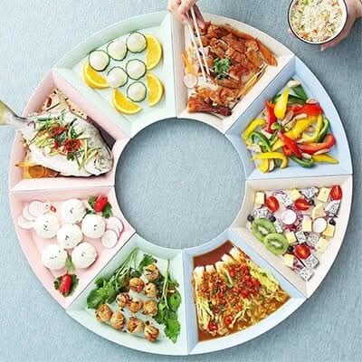 12PCS Nordic Creative Platter