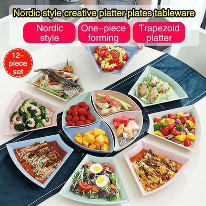 12PCS Nordic Creative Platter