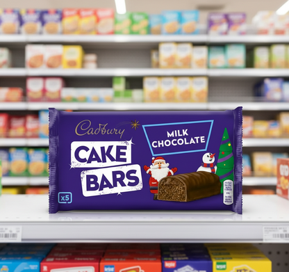 12 x Cadbury Chocolate Cake Bar 5Pk - 5