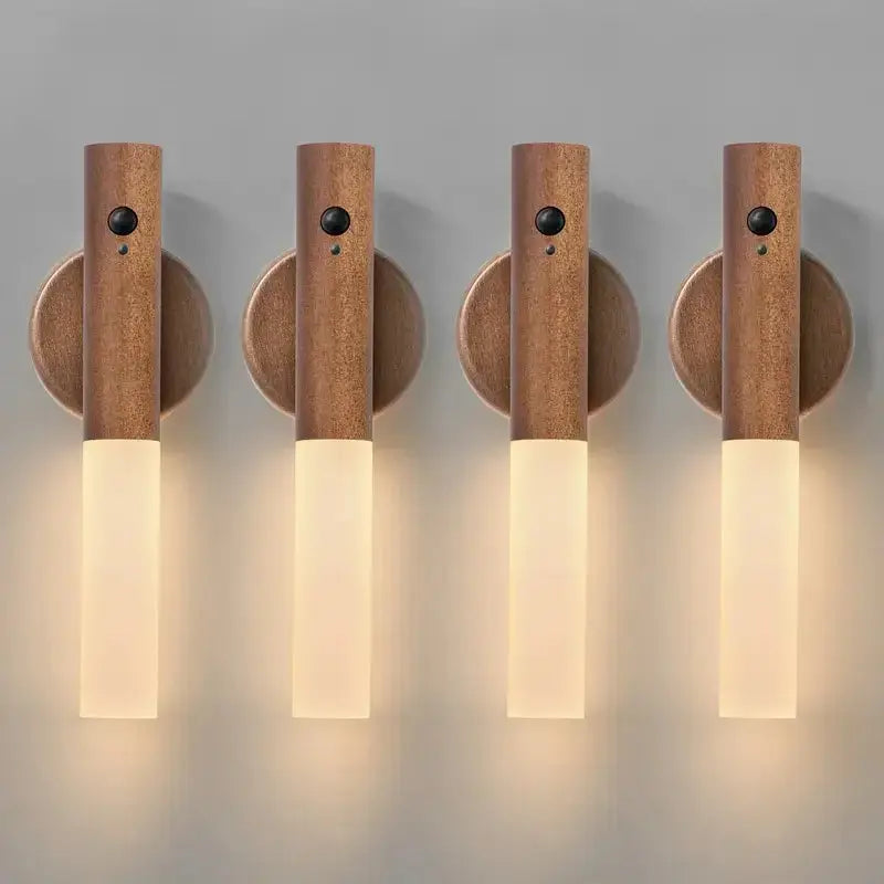 Smart Motion Sensor Night Light – Rechargeable Magnetic LED Wall Lamp, Wireless Modern Lighting for Hallway, Bedroom, Stairs & Cabinets DArtano