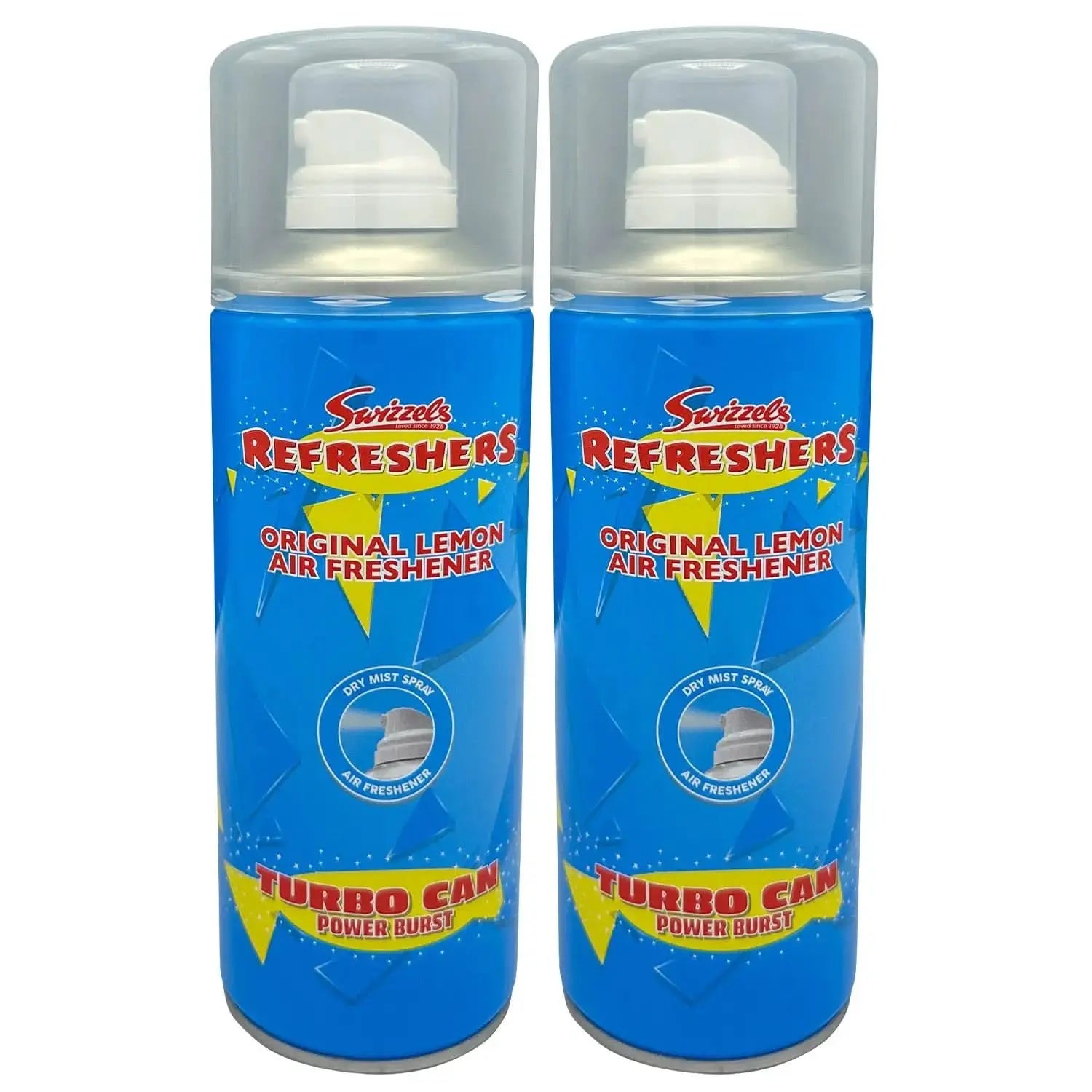 Swizzels Turbo Can Spray – Original Lemon Flava Car Scents