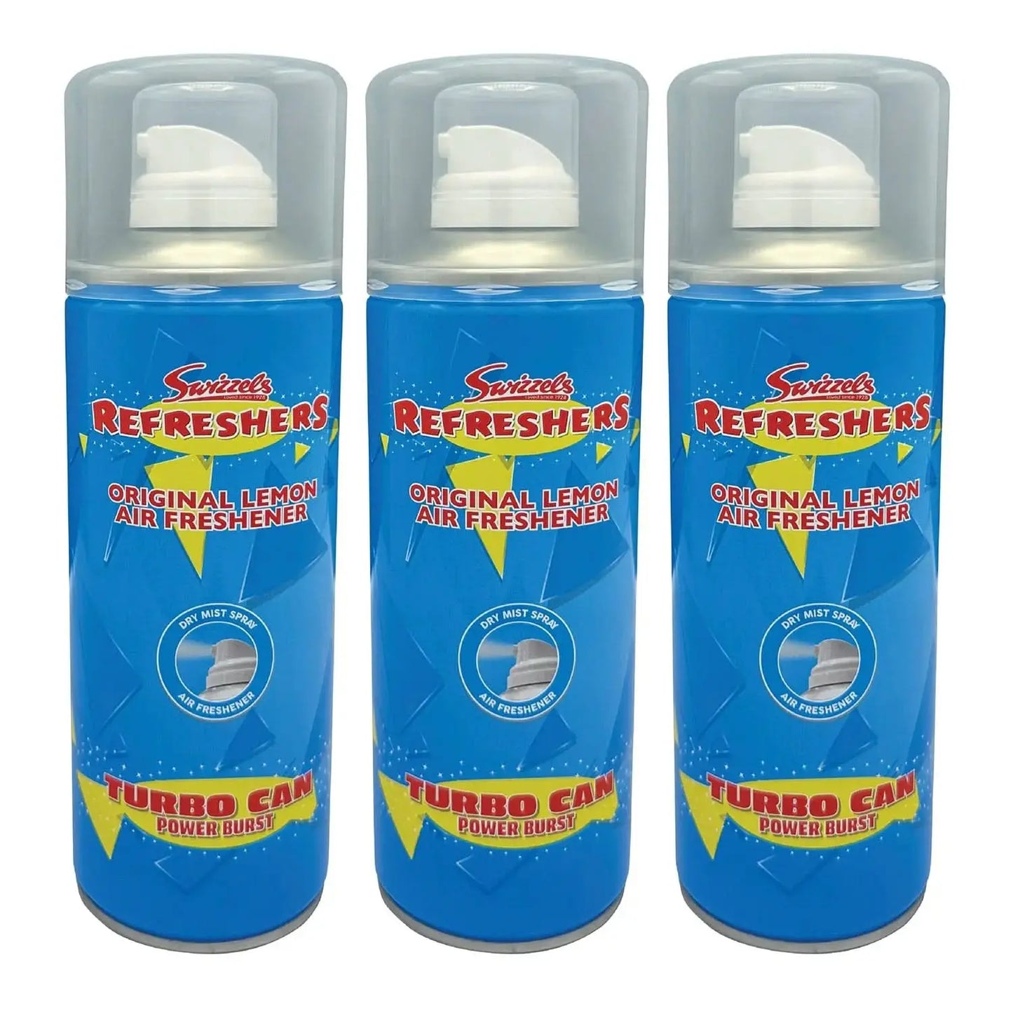 Swizzels Turbo Can Spray – Original Lemon Flava Car Scents