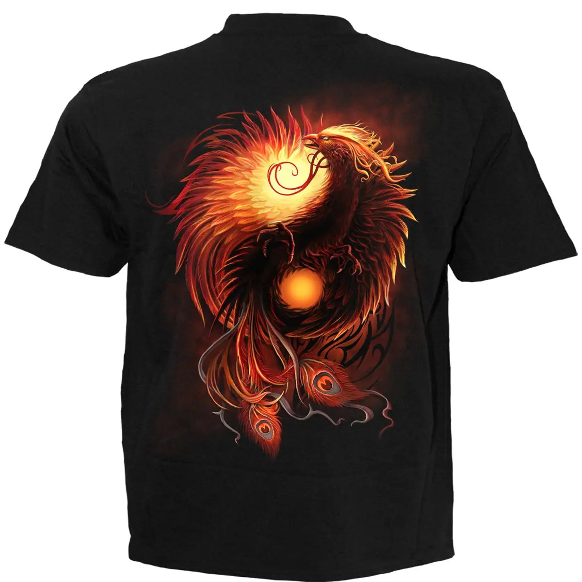 PHOENIX ARISEN - T-Shirt Black Spiral Direct
