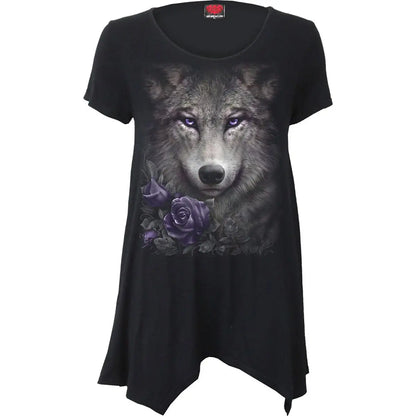 WOLF ROSES - Smock - Tunic Casual Top Spiral Direct