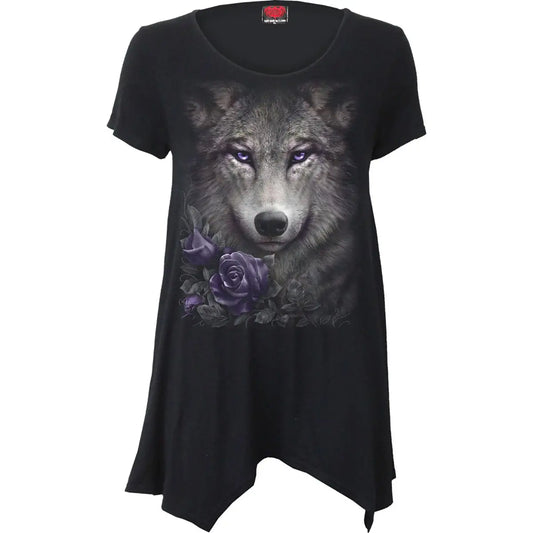 WOLF ROSES - Smock - Tunic Casual Top Spiral Direct