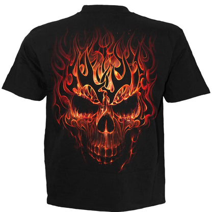 SKULL BLAST - Kids T-Shirt Black Spiral Direct