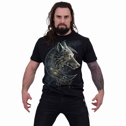 CELTIC WOLF - T-Shirt Black Spiral Direct