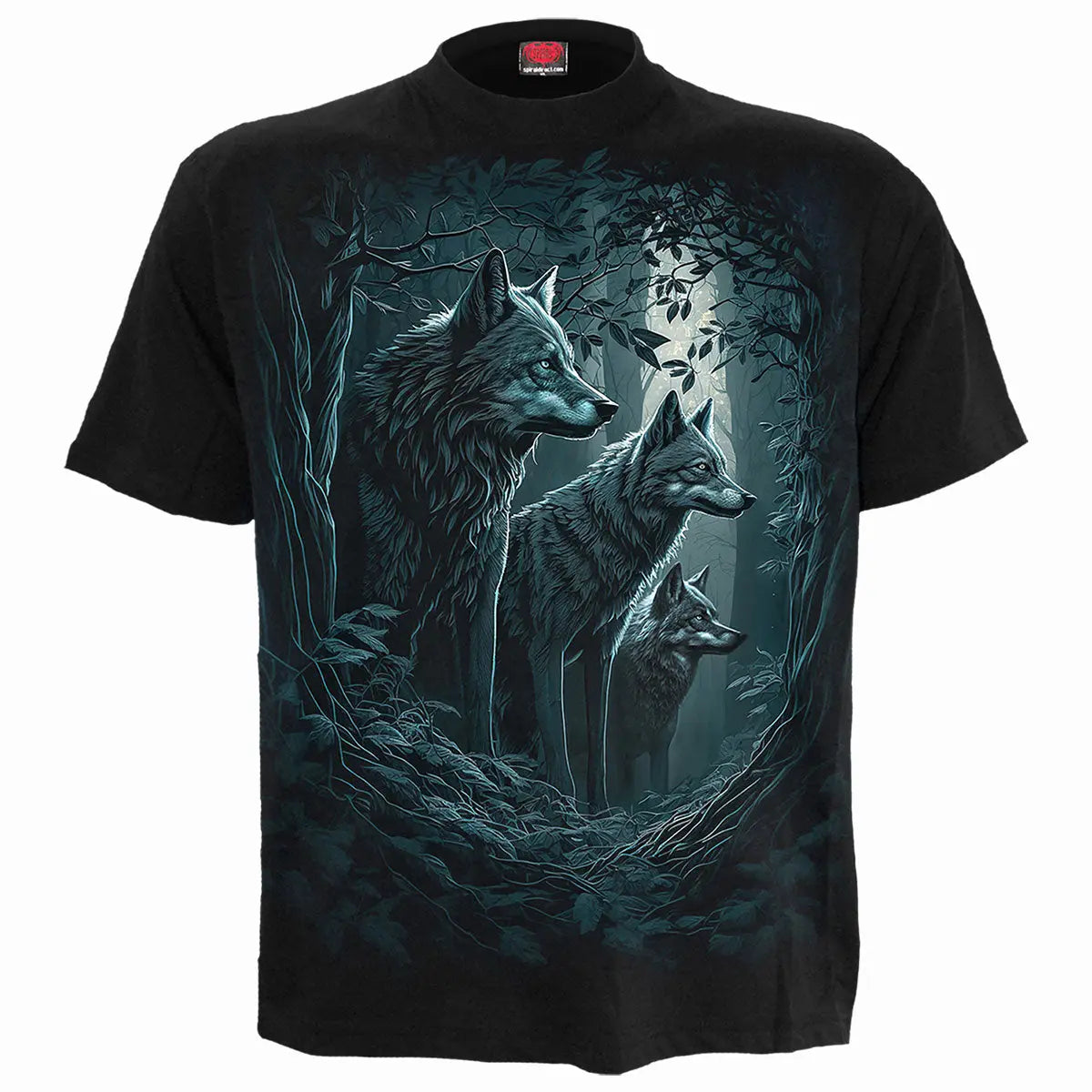 FOREST GUARDIANS - T-Shirt Black Spiral Direct
