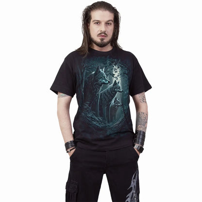 FOREST GUARDIANS - T-Shirt Black Spiral Direct