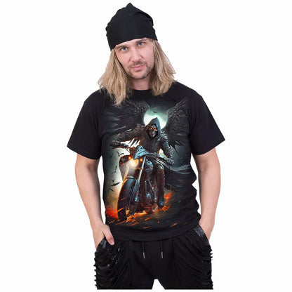 NIGHT RIDER - T-Shirt Black Spiral Direct
