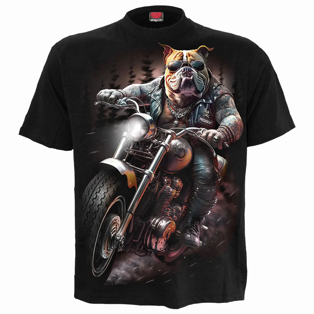 TOP DOG - T-Shirt Black Spiral Direct