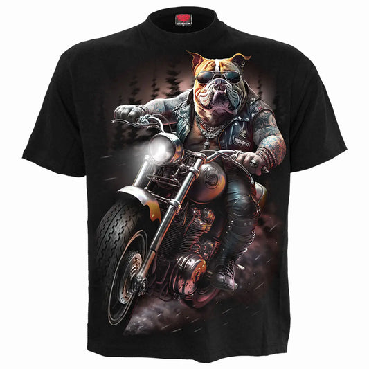 TOP DOG - T-Shirt Black Spiral Direct