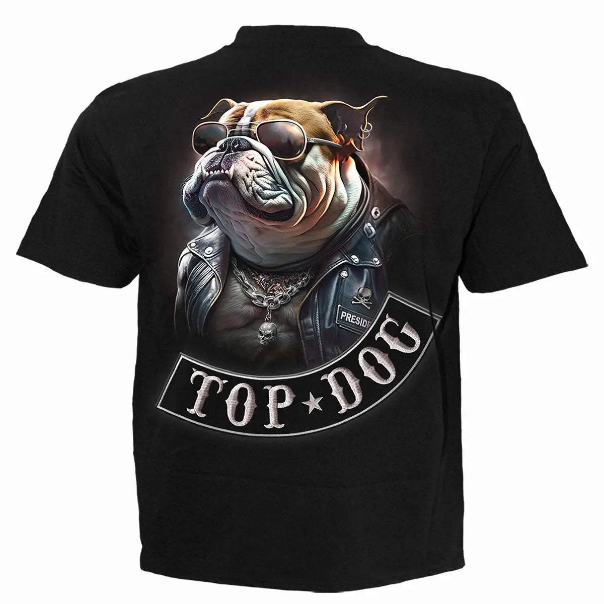 TOP DOG - T-Shirt Black Spiral Direct
