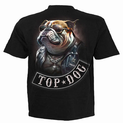 TOP DOG - T-Shirt Black Spiral Direct