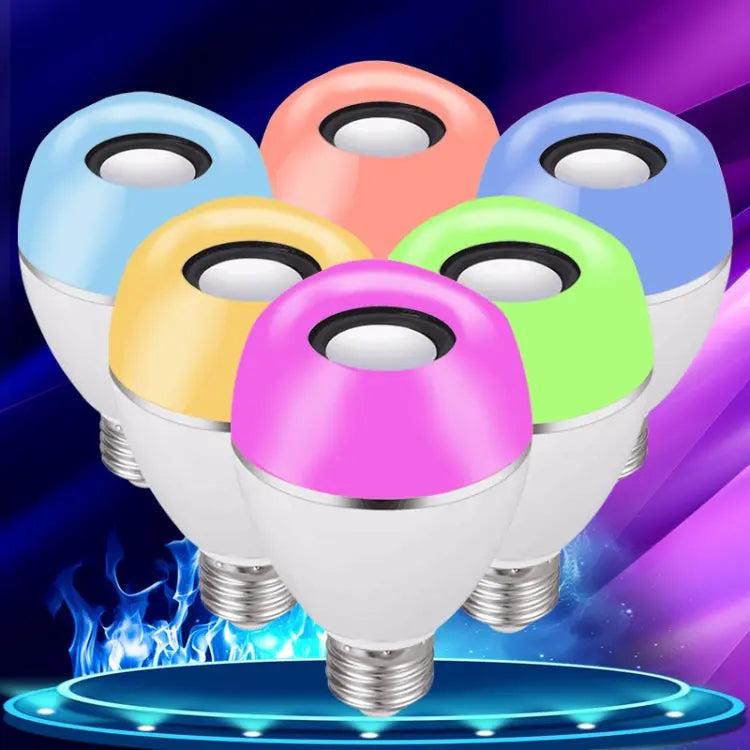 E27 LED Music Bulb Smart Colorful Remote Control Wake Up Light, APP Multi-link Music Light, APP+Remote Control Mira Sales