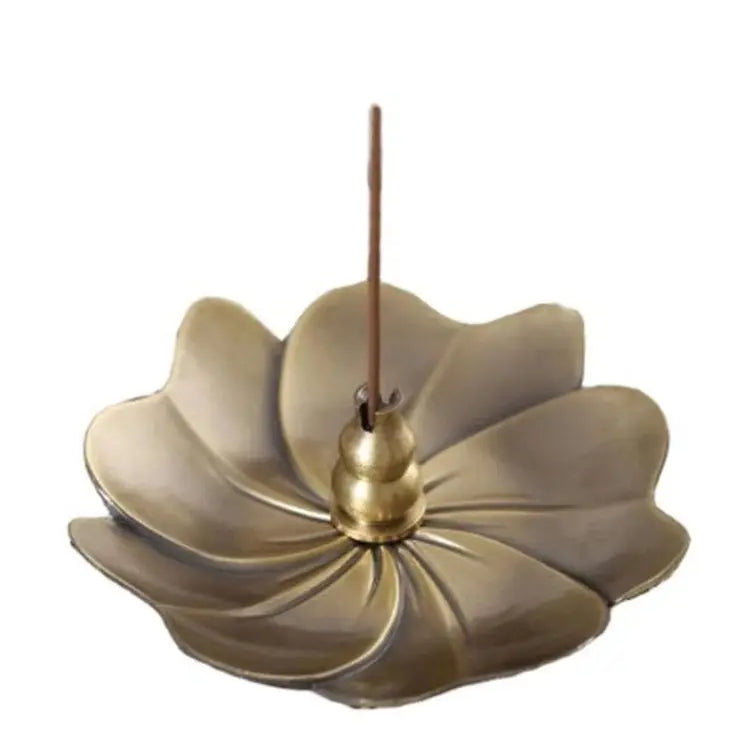 Household Bedroom Alloy sandalwood Furnace Creative Antique Line Incense Burner Incense Holder, Drop Shape, Gourd Mira Sales