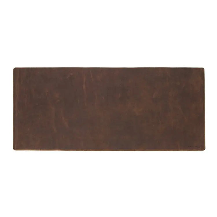 CF9011  Desk Pad Retro Crazy Horse Leather Notebook Computer Mouse Pad Oversized Anti-Slip Desktop Computer Desk Leather Pad Mira Sales