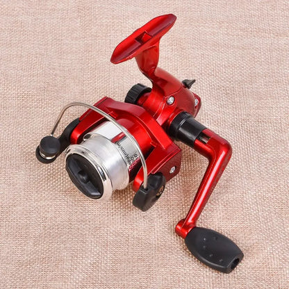 LEO Pen Type Fishing Rod & Spinning Wheel Fishing Reel Portable Pocket Fishing Gear, H8022G Gold, H8022PU Purple, H8022 Silver Mira Sales