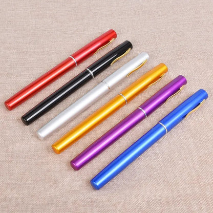 LEO Pen Type Fishing Rod & Spinning Wheel Fishing Reel Portable Pocket Fishing Gear, H8022G Gold, H8022PU Purple, H8022 Silver Mira Sales