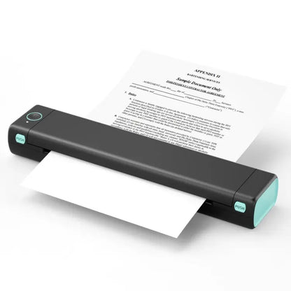 M08F Bluetooth Wireless Handheld Portable Thermal Printer, Black Green A4 Version, Black A4 Version, White A4 Version, White Orange A4 Version, Green A4 Version, Pink A4 Version, Gray A4 Version, Silver A4 Version, Black Green Letter Version           ... Mira Sales