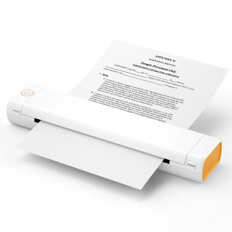 M08F Bluetooth Wireless Handheld Portable Thermal Printer, Black Green A4 Version, Black A4 Version, White A4 Version, White Orange A4 Version, Green A4 Version, Pink A4 Version, Gray A4 Version, Silver A4 Version, Black Green Letter Version           ... Mira Sales