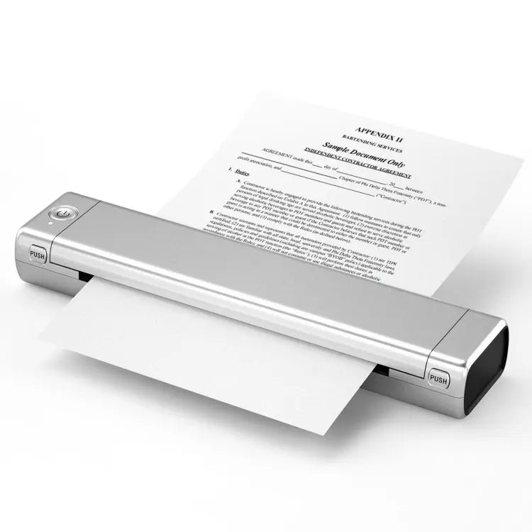 M08F Bluetooth Wireless Handheld Portable Thermal Printer, Black Green A4 Version, Black A4 Version, White A4 Version, White Orange A4 Version, Green A4 Version, Pink A4 Version, Gray A4 Version, Silver A4 Version, Black Green Letter Version           ... Mira Sales