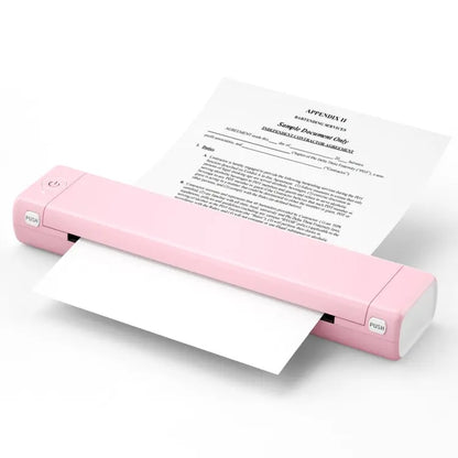 M08F Bluetooth Wireless Handheld Portable Thermal Printer, Black Green A4 Version, Black A4 Version, White A4 Version, White Orange A4 Version, Green A4 Version, Pink A4 Version, Gray A4 Version, Silver A4 Version, Black Green Letter Version           ... Mira Sales