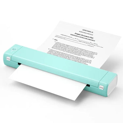 M08F Bluetooth Wireless Handheld Portable Thermal Printer, Black Green A4 Version, Black A4 Version, White A4 Version, White Orange A4 Version, Green A4 Version, Pink A4 Version, Gray A4 Version, Silver A4 Version, Black Green Letter Version           ... Mira Sales