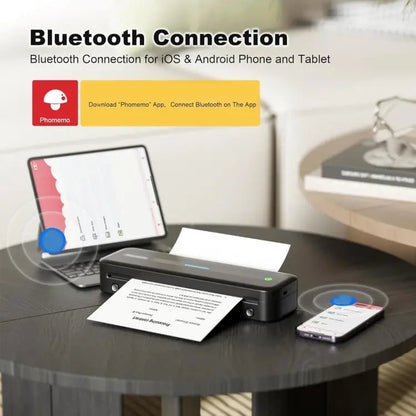 Phomemo M832 300dpi Wireless Thermal Portable Printer, Size: A4 Version(White) Vitrax