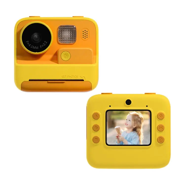 Children Instant Print Camera 4800W Pixel 2-Inch Screen Dual Lens Photography Camera, K27 Pink, K27 Yellow Mira Sales