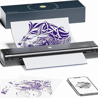 Phomemo TP81 A4 Wireless Thermal Printer Tattoo Template Printer(Black) Vitrax