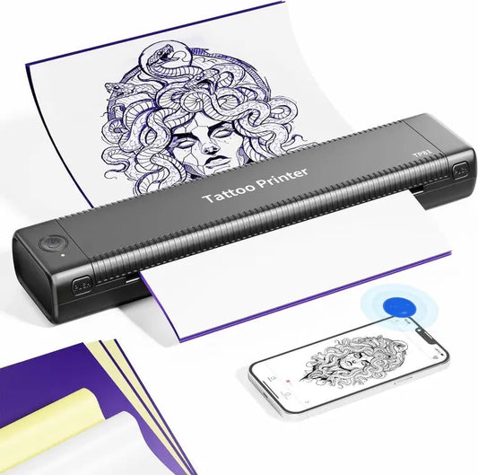 Phomemo TP81 A4 Wireless Thermal Printer Tattoo Template Printer(Black) Vitrax