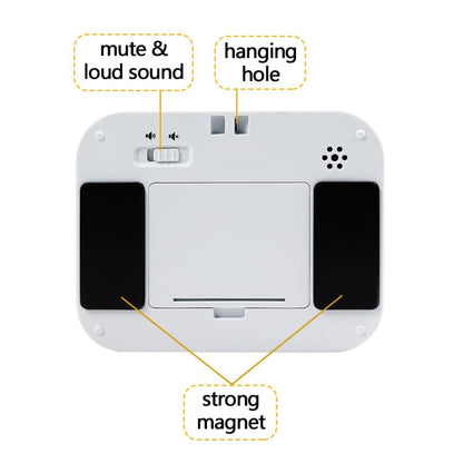 YS LED Rotating Timer IlSent Kitchen Time Manager(White)
