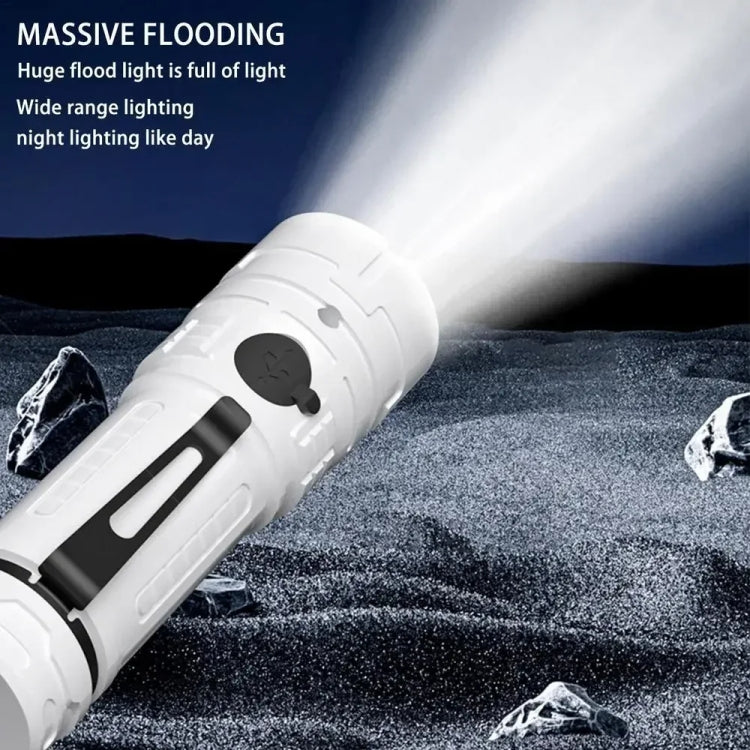 E-SMARTER SD-14 4 Holes Outdoor Portable Torch Metal Pen Clip Light Lightweight Mini Pocket Rechargeable Emergency Flashlight