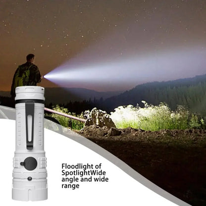 E-SMARTER SD-14 4 Holes Outdoor Portable Torch Metal Pen Clip Light Lightweight Mini Pocket Rechargeable Emergency Flashlight