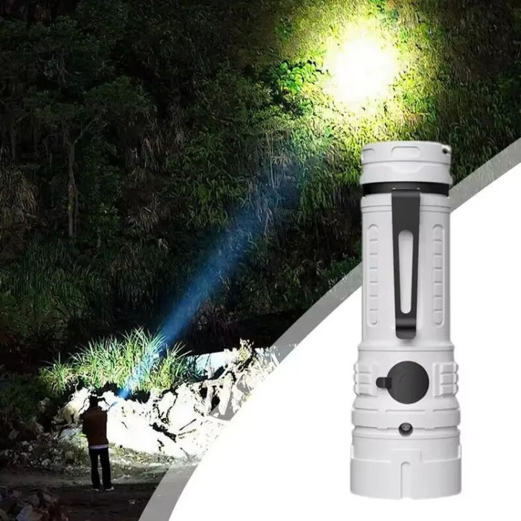 E-SMARTER SD-14 4 Holes Outdoor Portable Torch Metal Pen Clip Light Lightweight Mini Pocket Rechargeable Emergency Flashlight